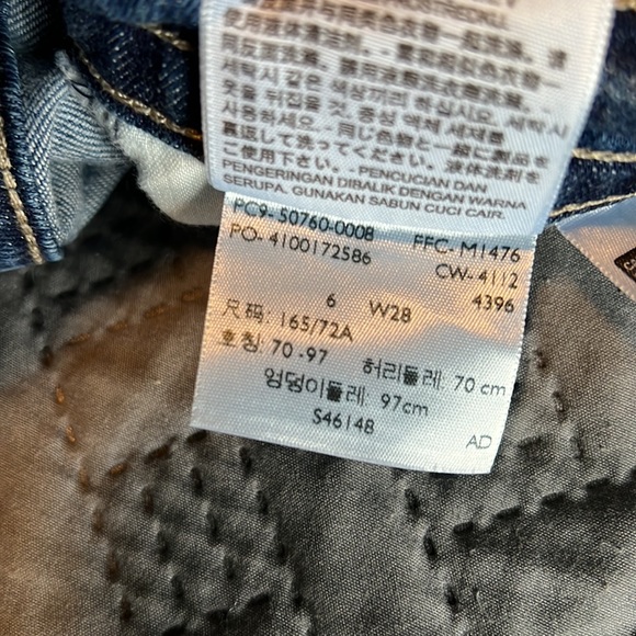 Levi’s : Mid Rise Skinny Patterned Jeans - 6 - Picture 11 of 11